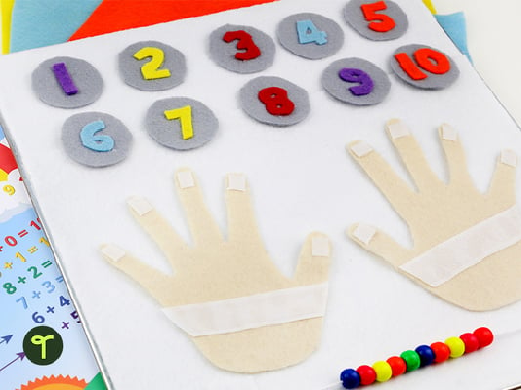 felt math learning tools