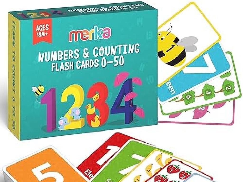 children number flashcards