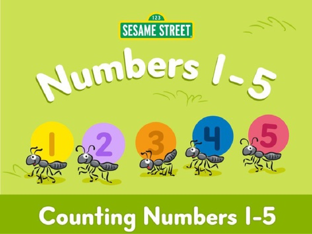 sesame street ant numbers