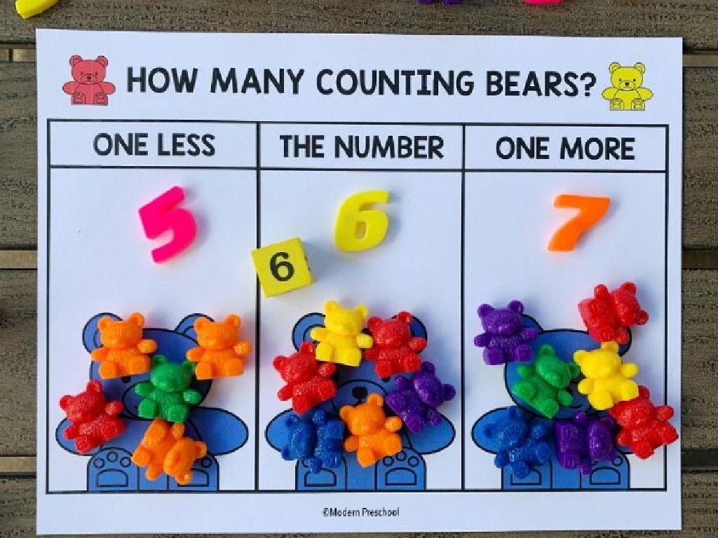 counting bears numbers