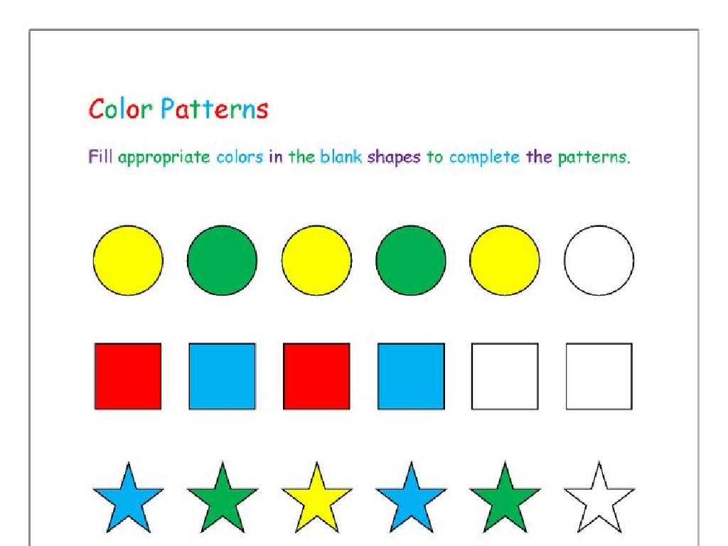 color pattern shapes