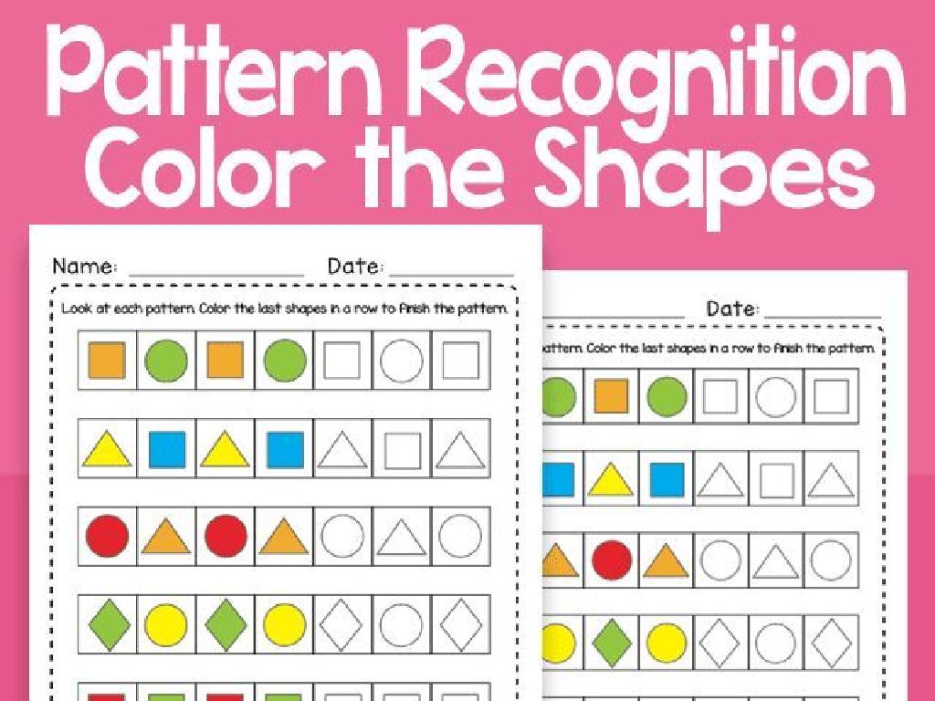 shape pattern coloring