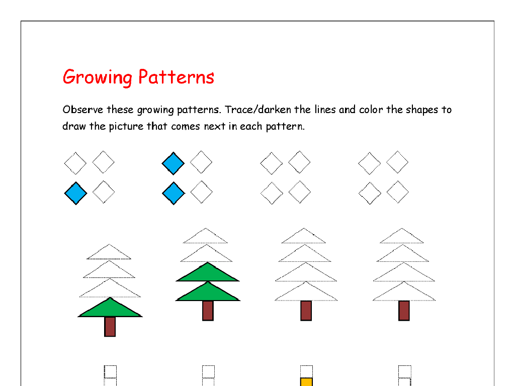 shape tree patterns