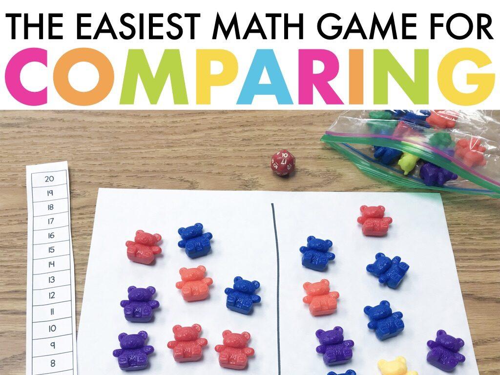 colored bear math game