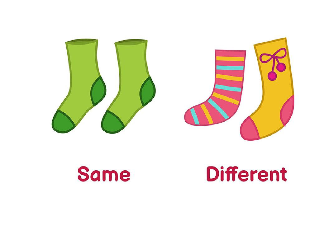same different socks