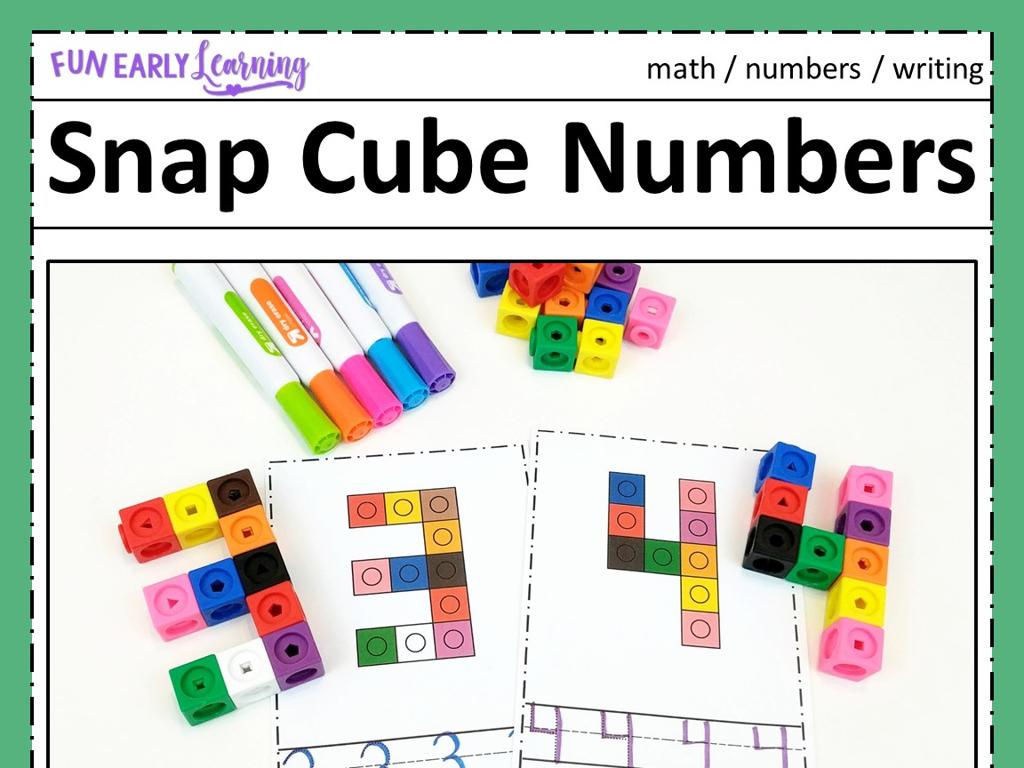 snap cube math activity