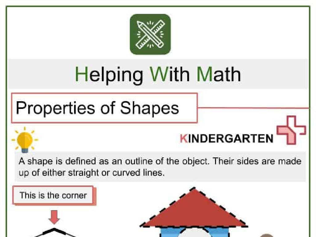 kindergarten shape properties