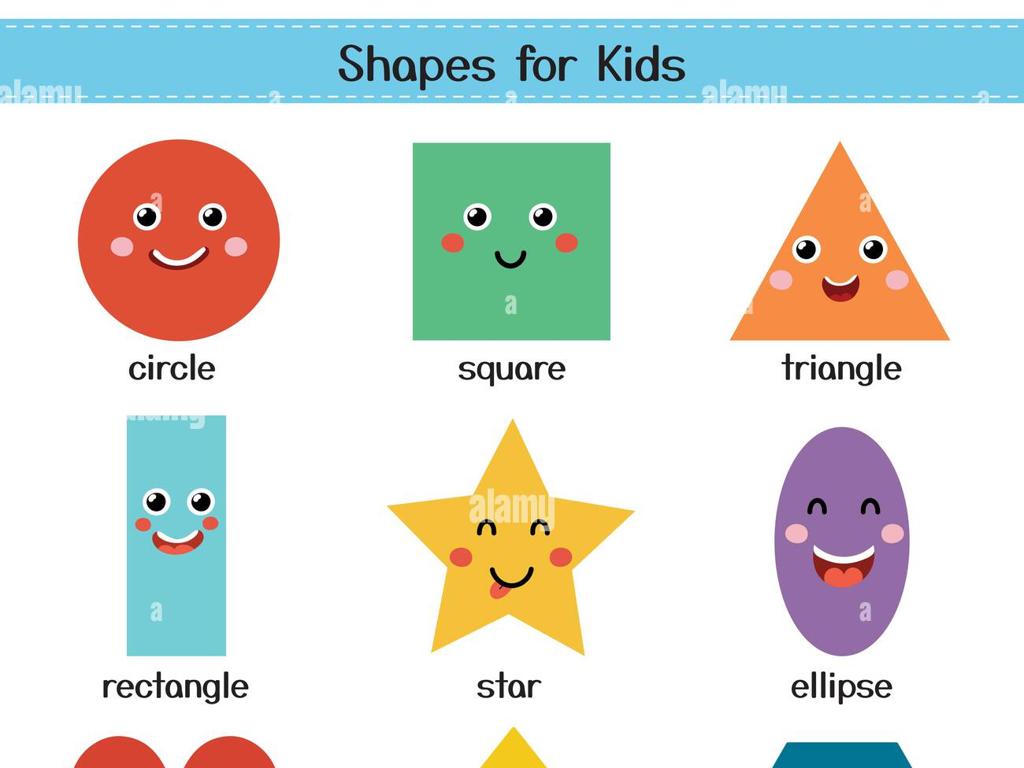 colorful shape faces