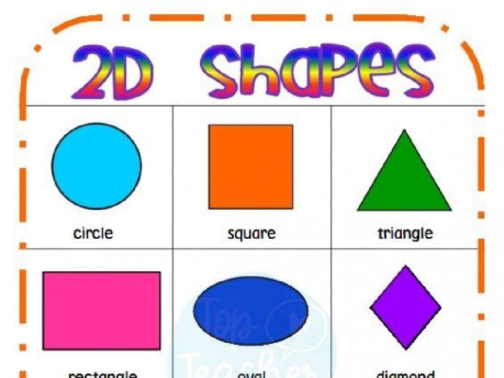 colorful 2d shapes chart