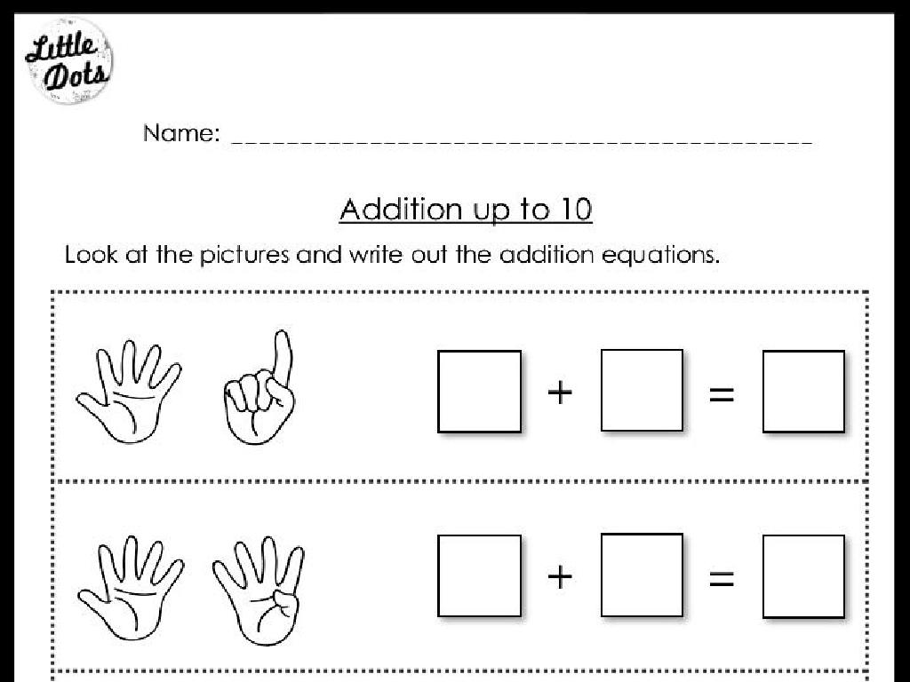 addition exercises worksheet