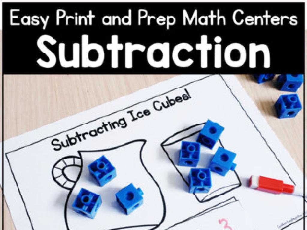 blue cubes math worksheet