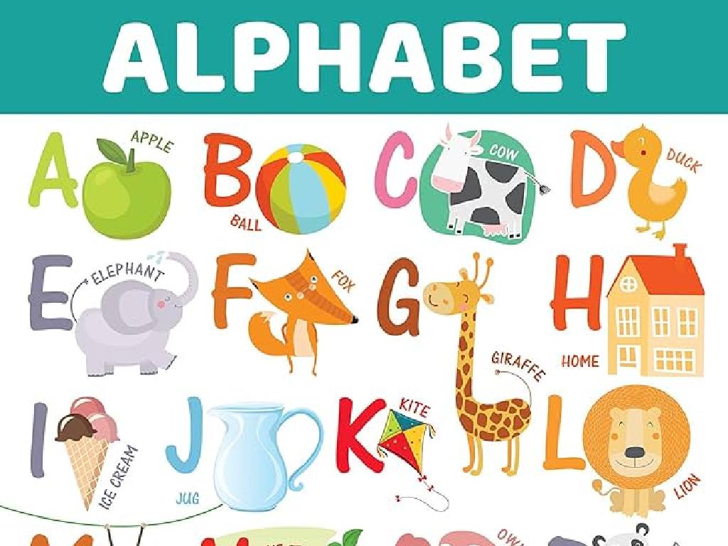 animal alphabet chart