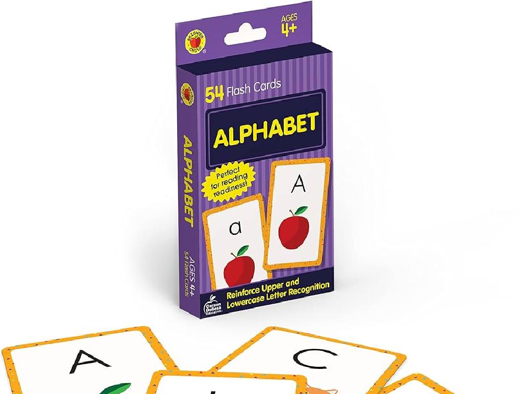 alphabet flashcards scattered