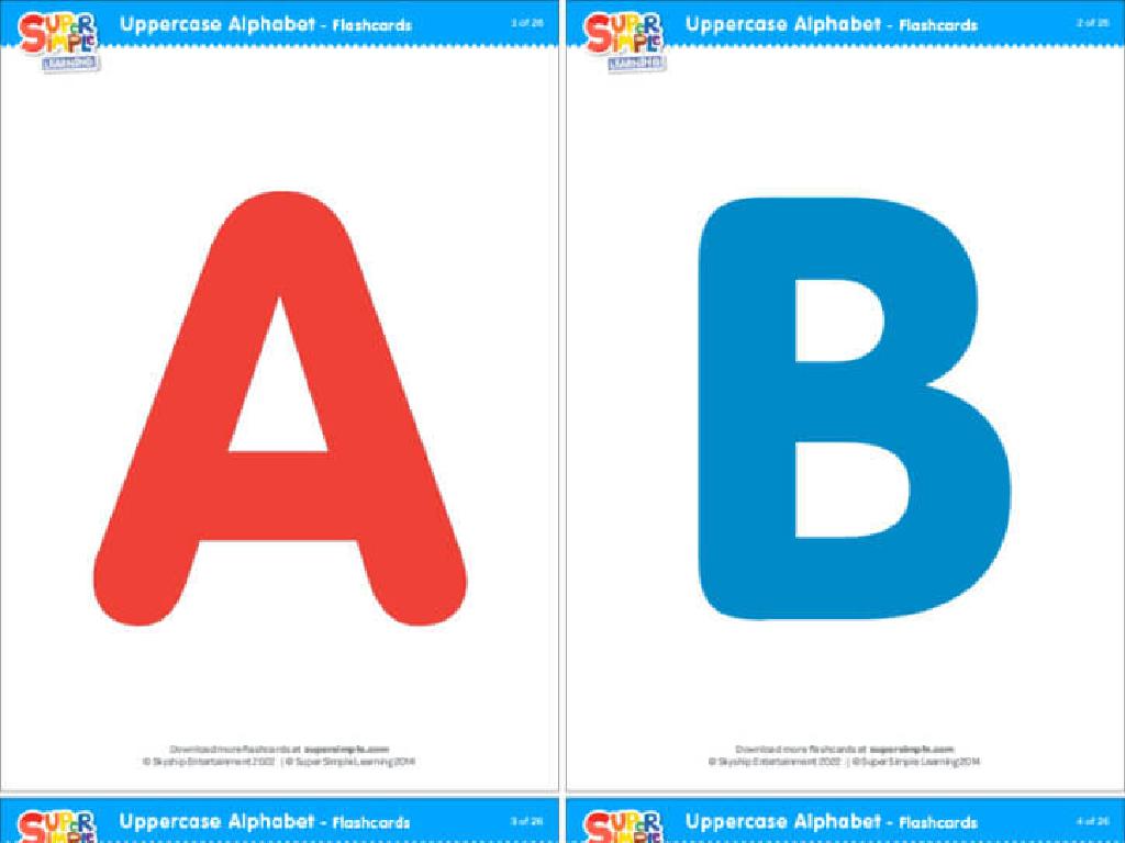 red blue alphabet