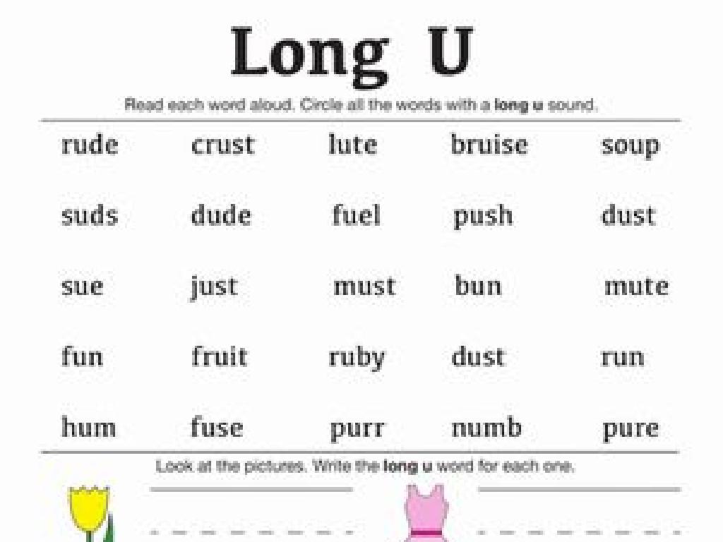 long u sound words