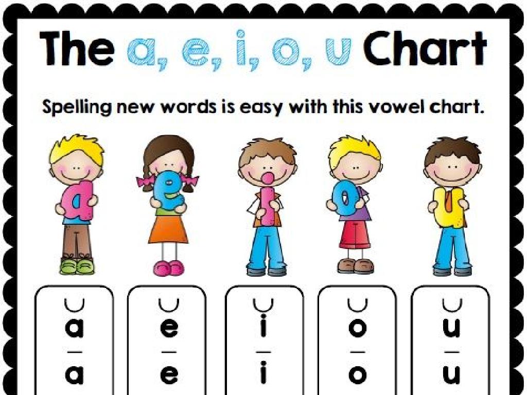 vowel chart for kids