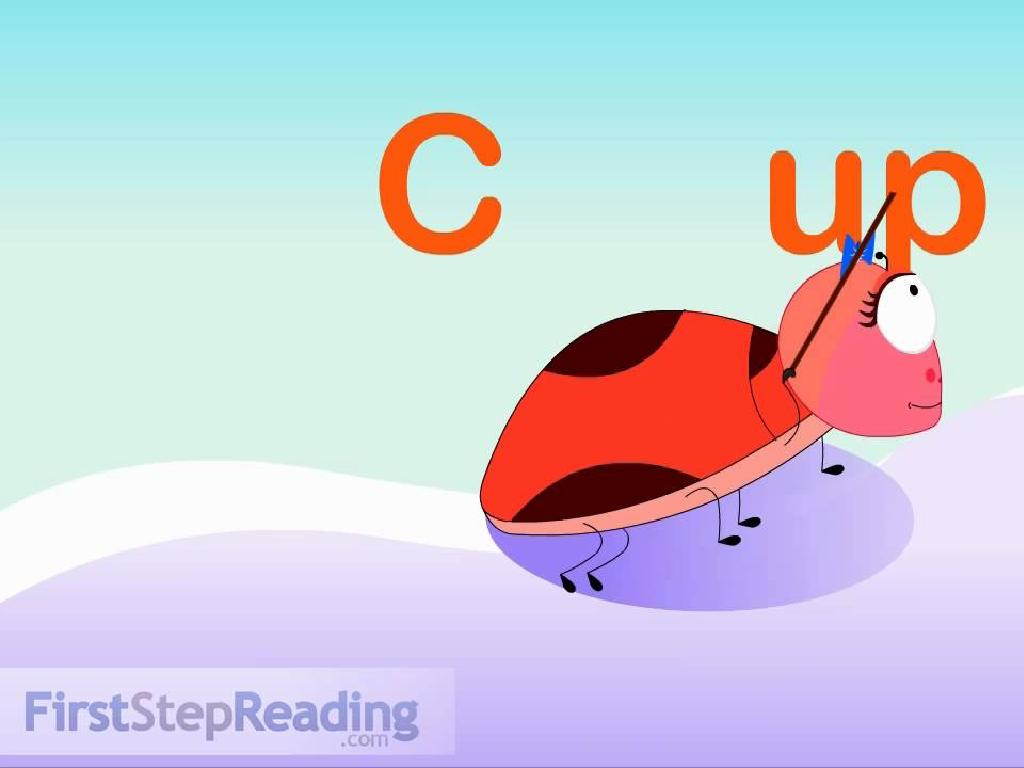 cartoon bug letters