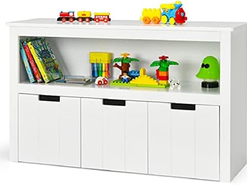 toy book storage shelf