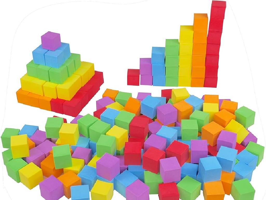colorful toy block pyramid