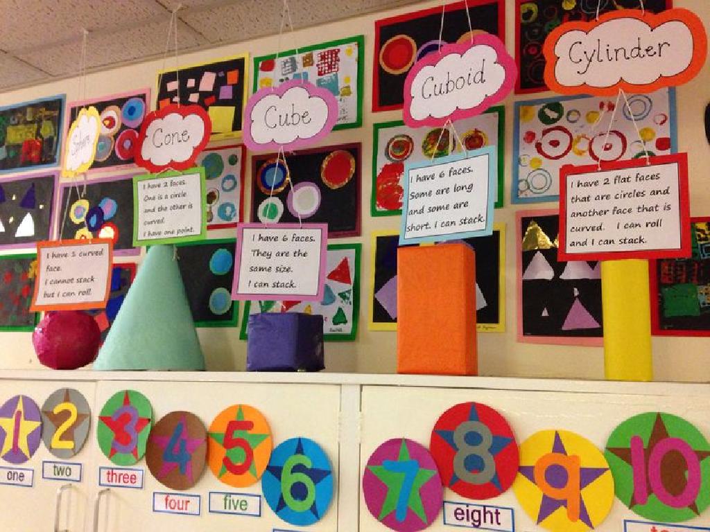 classroom shapes numbers