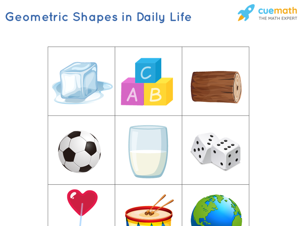 geometric shapes everyday objects