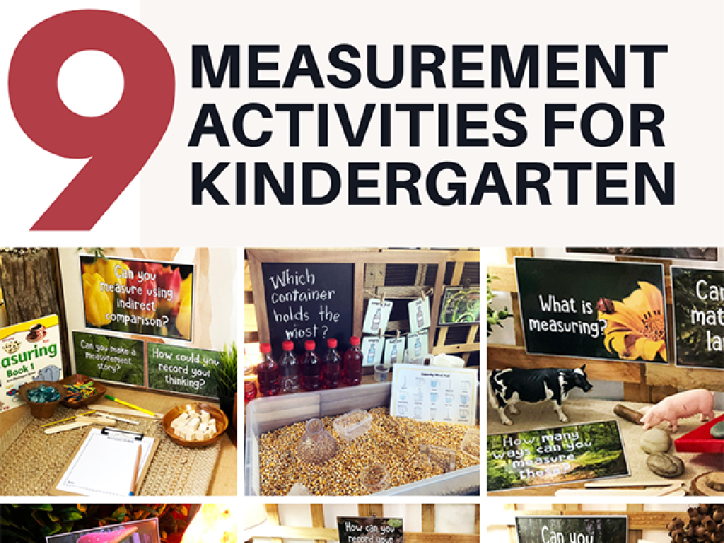 kindergarten measurement activities