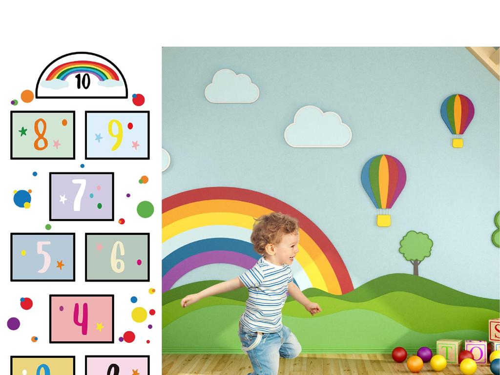 colorful playroom decor