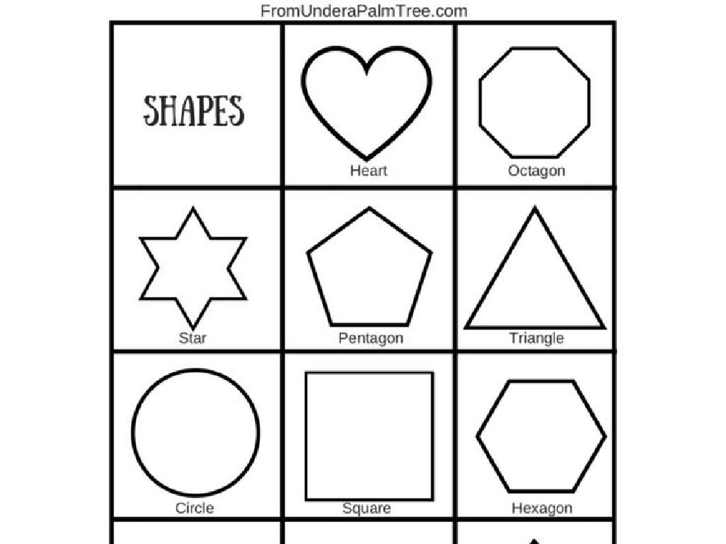 geometric shapes chart