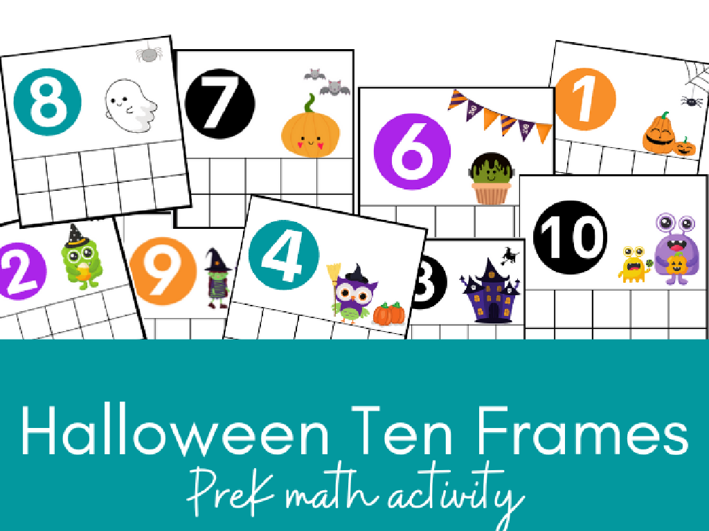 halloween preschool ten frames