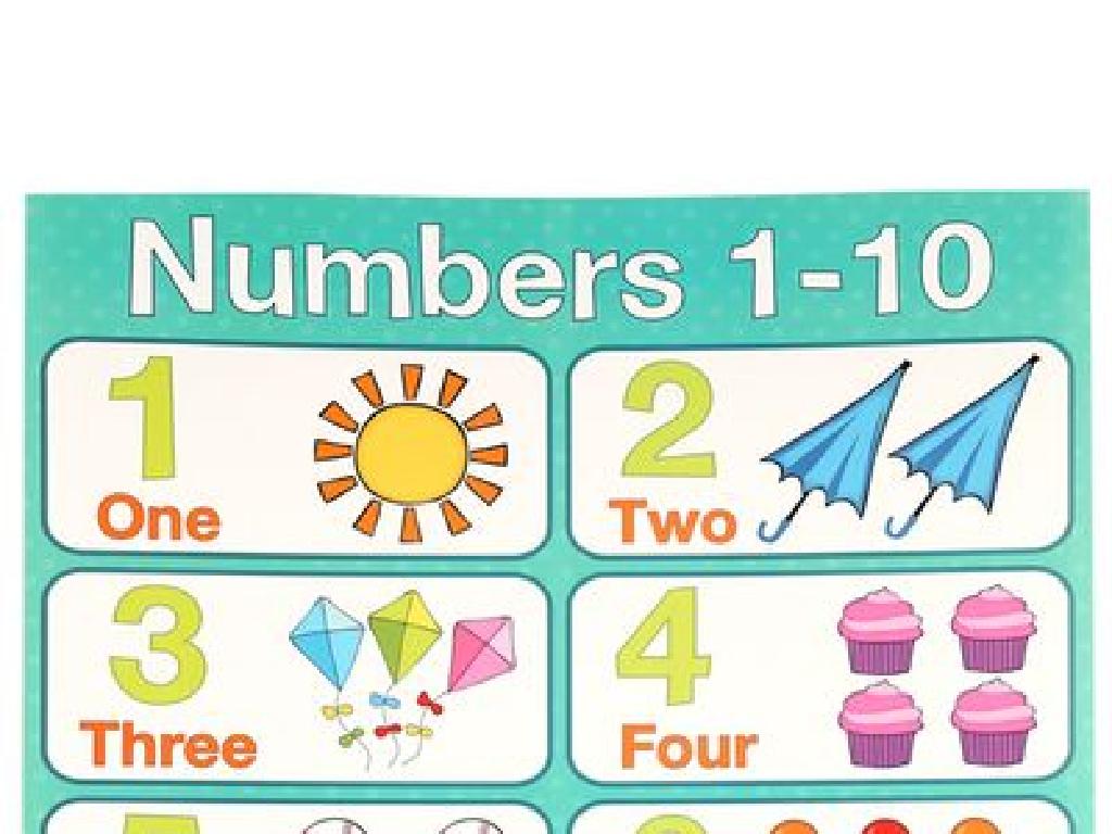 numbers learning chart