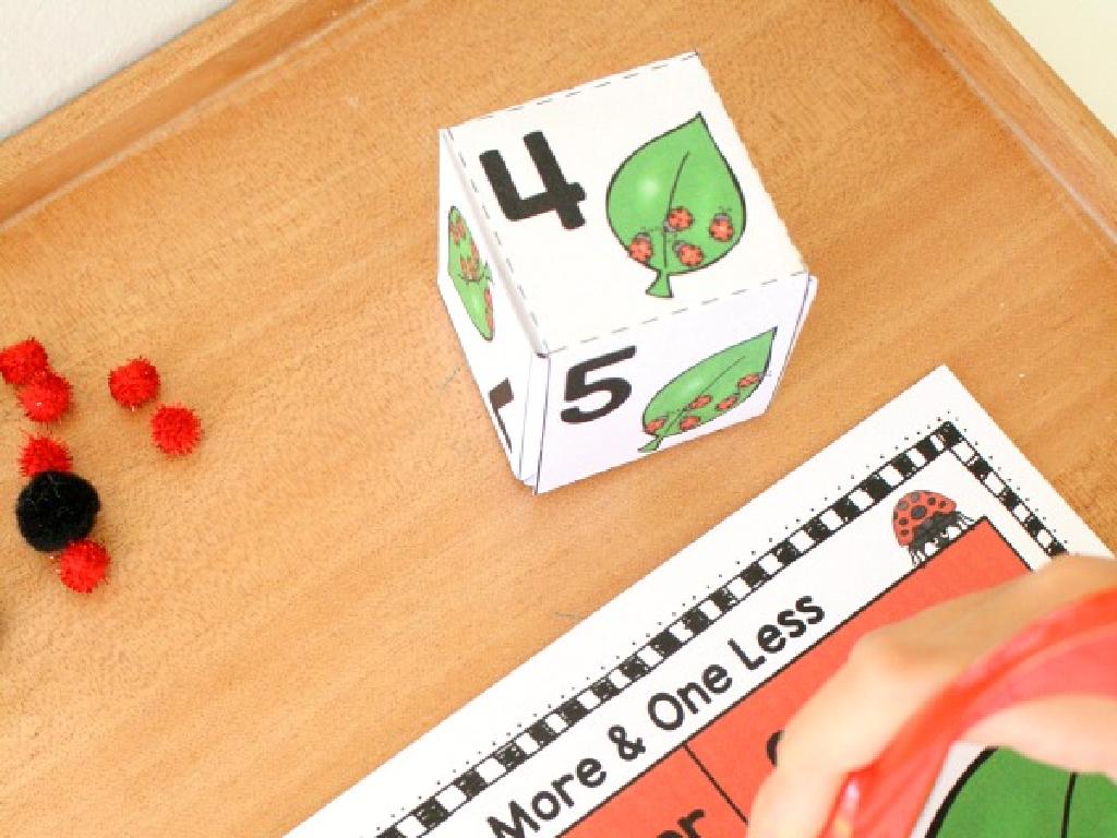 ladybug paper dice