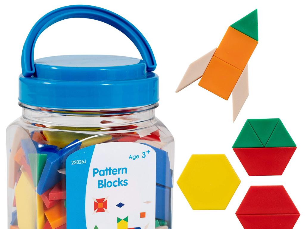 colorful pattern blocks