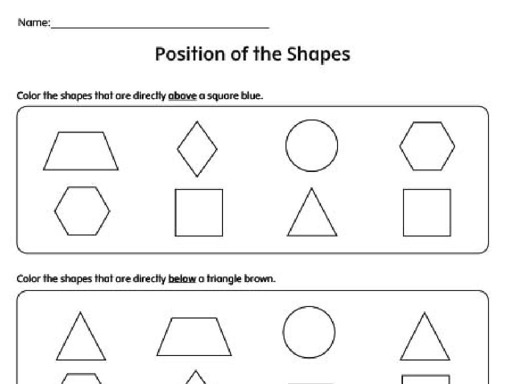 geometric shapes coloring