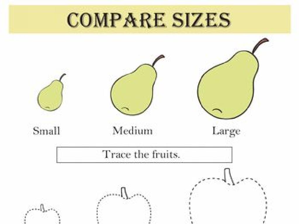 pear size comparison