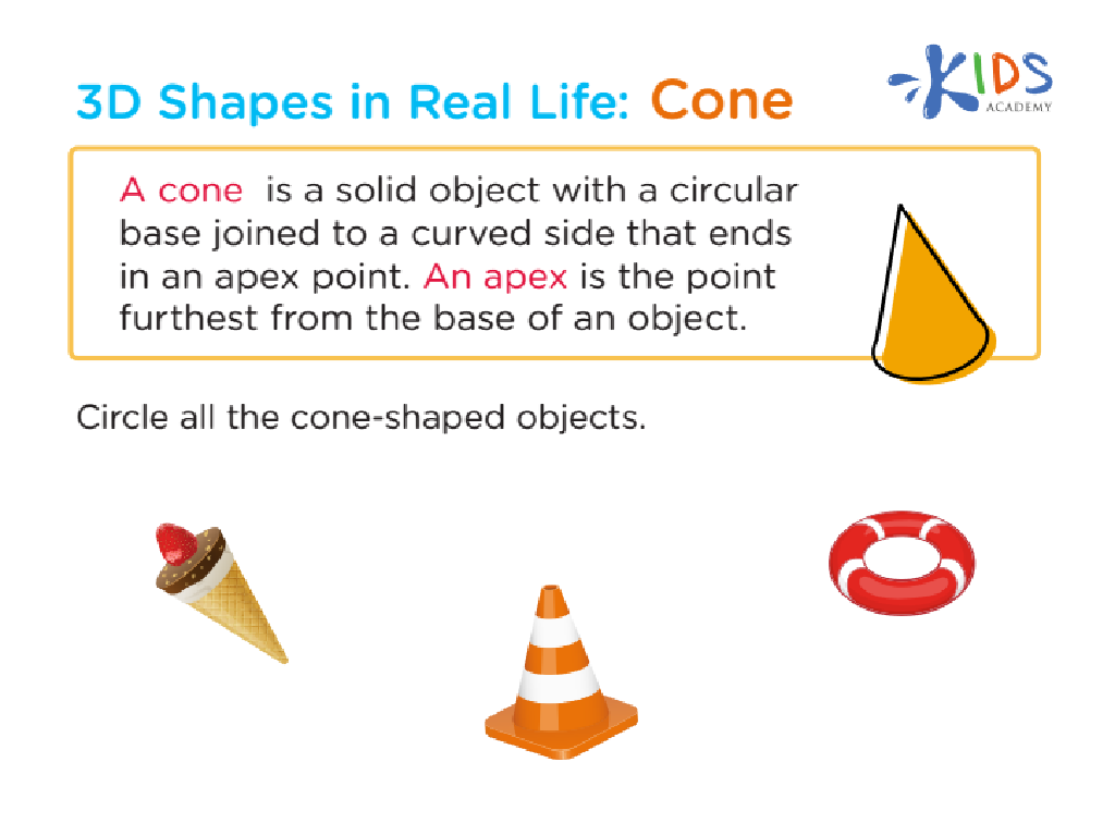 cone shape activity