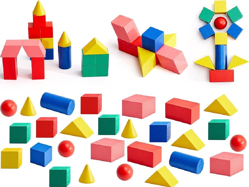 colorful geometric blocks