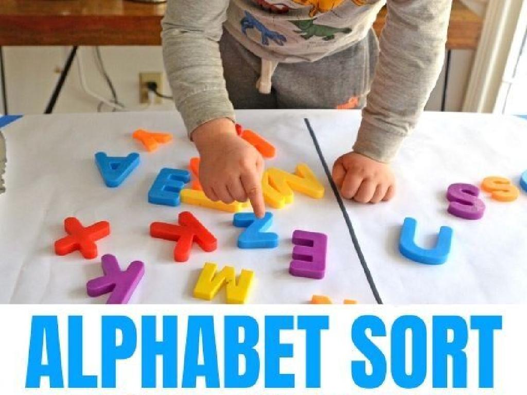 colorful alphabet sorting