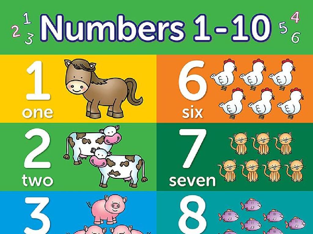 animal numbers 1-10