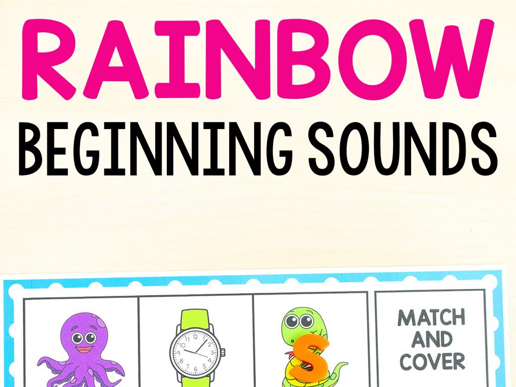 rainbow sounds activity