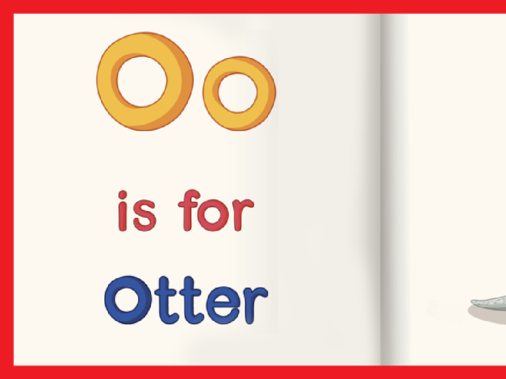 otter alphabet page