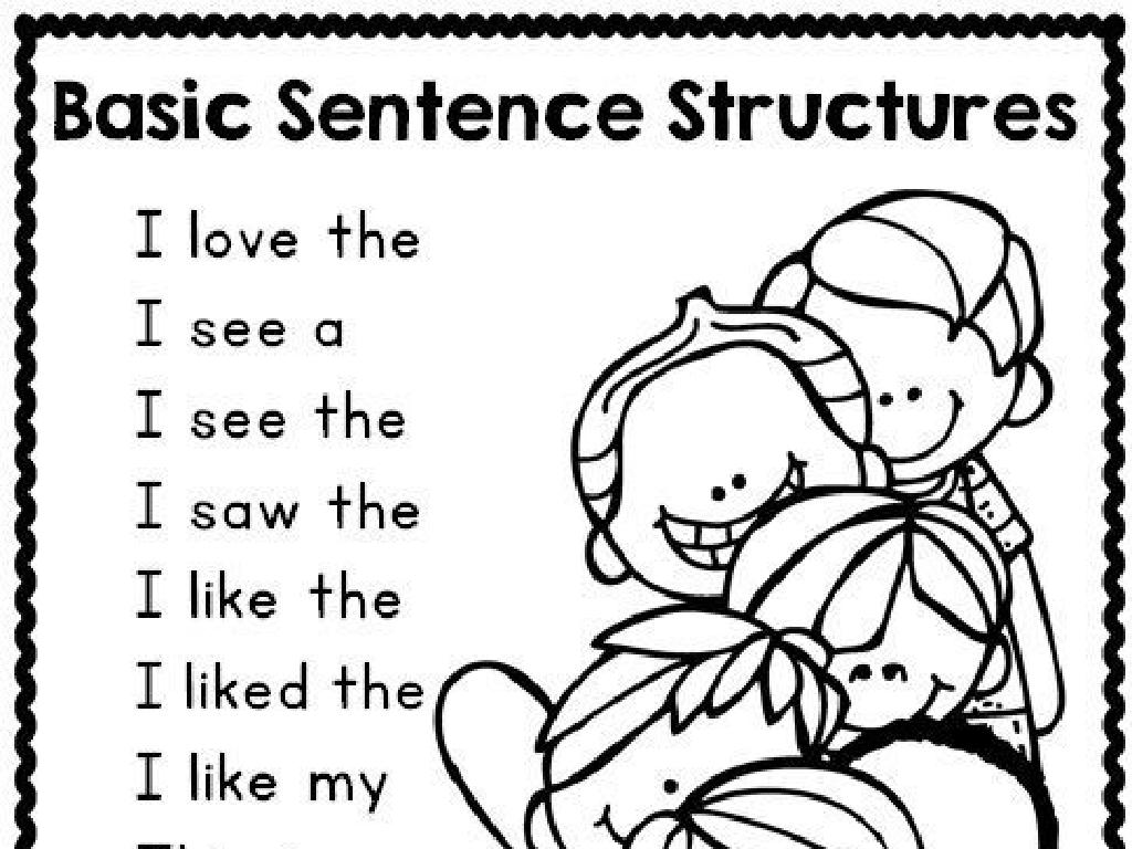 children sentence structures