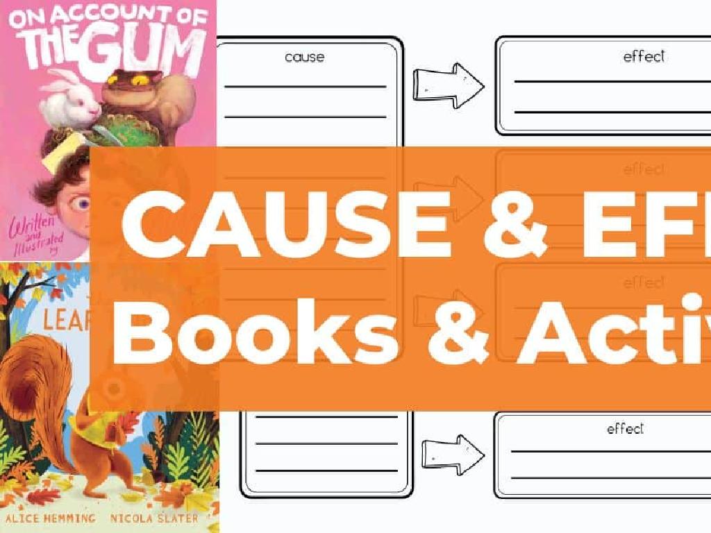 cause effect books worksheet