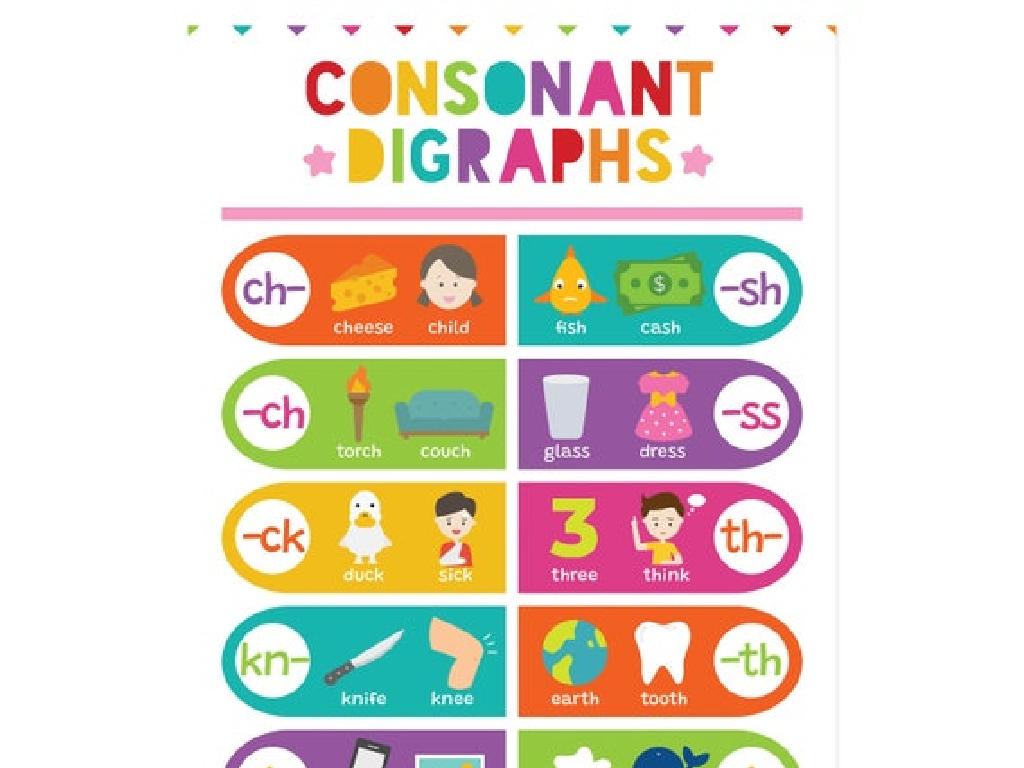 consonant digraphs chart