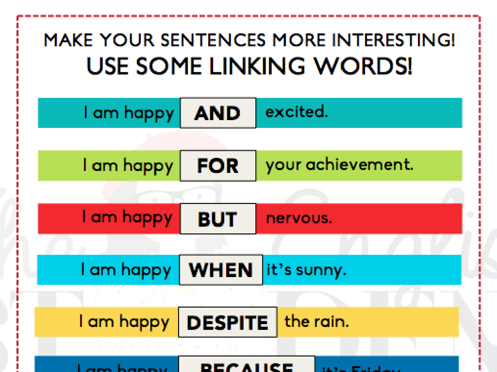 linking words sentences