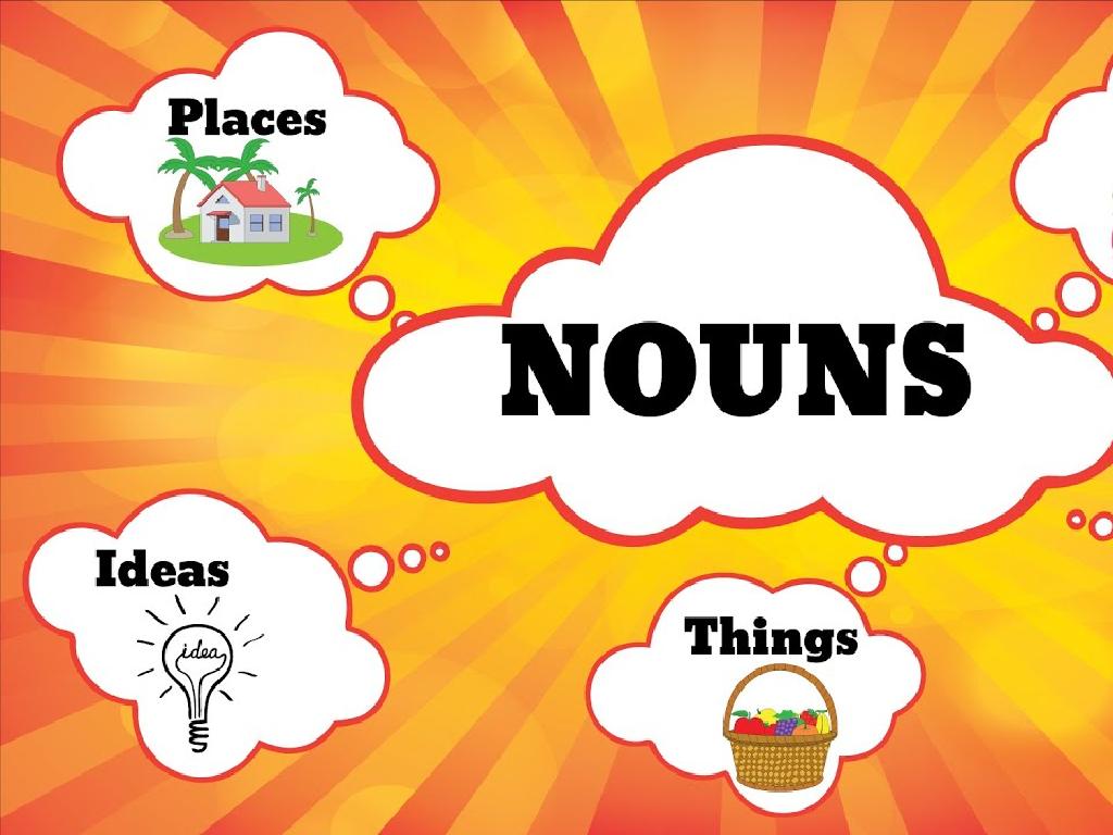 nouns ideas places things