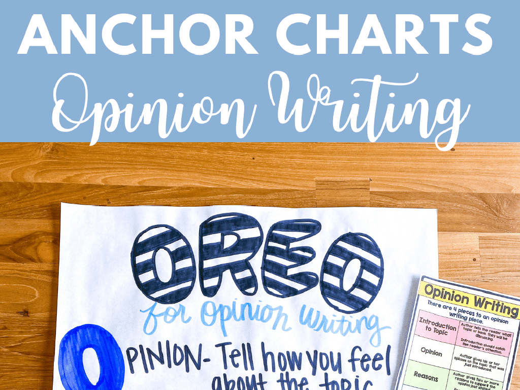 opinion writing anchor chart