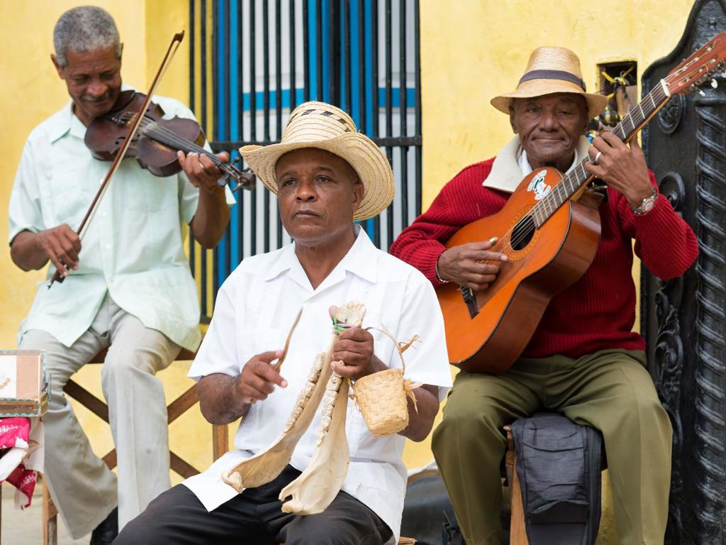 traditional musicians performing