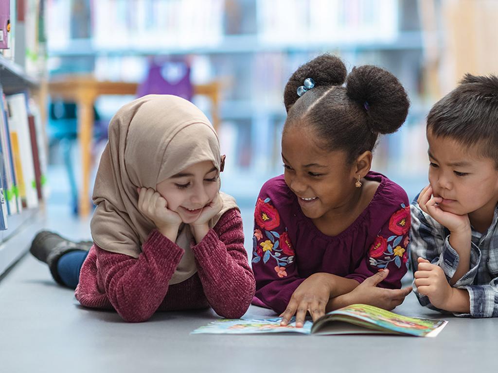 kids reading library