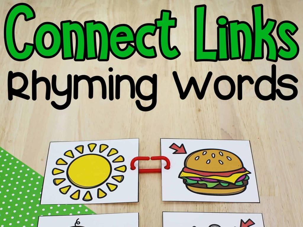 rhyming words card game