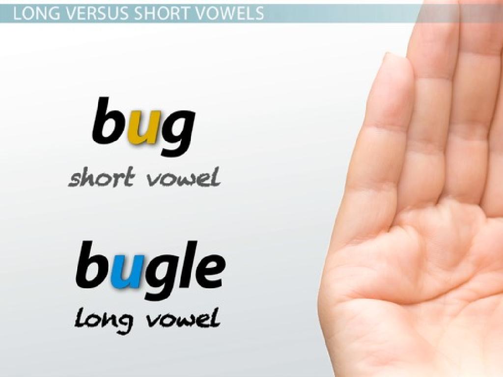 short long vowel illustration